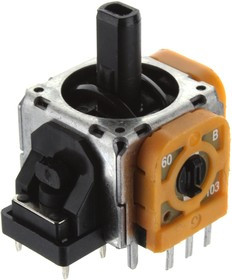 THB001P, THUMBSTICK, 0.05A, 12VDC, 2 AXIS, PCB
