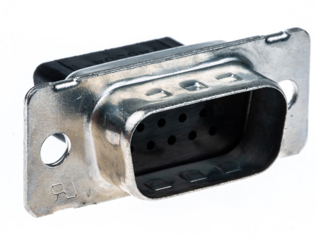 748364-1, D-Sub High Density Connectors PLUG 15P GRND INDNTS