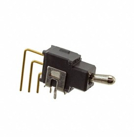 A12JV, Toggle Switches SPDT ON-ON .248 BAT VERTICAL PC .4VA A12JV, Toggle Switches SPDT ON-ON .248 BAT VERTICAL PC .4VA