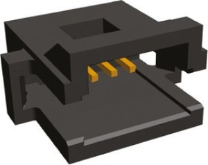 5-104071-7, AMPMODU System 50 Series Straight Through Hole PCB Header, 4 Contact(s), 1.27mm Pitch, 1 Row(s)