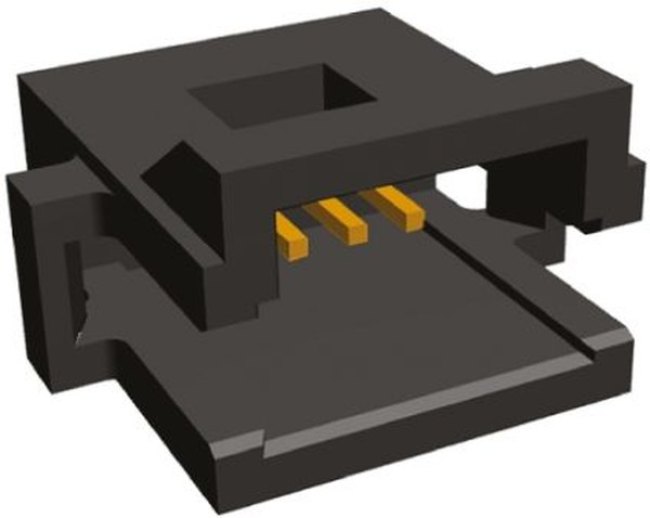 5-104071-7, AMPMODU System 50 Series Straight Through Hole PCB Header, 4 Contact(s), 1.27mm Pitch, 1 Row(s)
