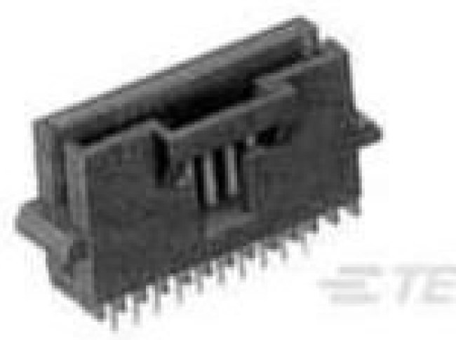 5-104071-7, AMPMODU System 50 Series Straight Through Hole PCB Header, 4 Contact(s), 1.27mm Pitch, 1 Row(s)