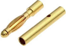 Plug 2.0 M+F, Разъём для RC моделей , металл