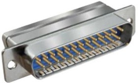 280-018P1H15MEGS, D-Sub High Density Connectors Crimp removable w/ captive M hrdwr plug