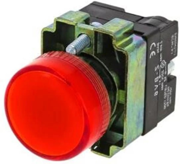 085-06-071, Лампа сигнальная CB2-BV64(LED) красный 24В IP54 HLT