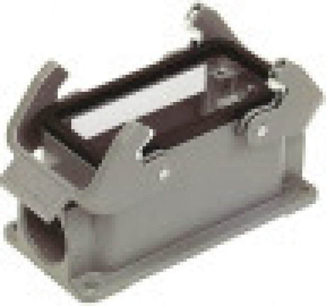 19340060271, Heavy Duty Power Connectors SURFACE MOUNTNG HSG 2 SIDE ENTRIES