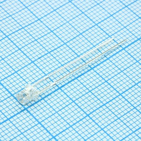 FYL-3034UBC1E, Светодиод 3мм/синий/470нм/1500мкд/ прозрачный/75°/цилиндр с конусообразным углублением