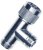 172233, 172233 Amphenol RF Connectors Type N Adapter 0Hz to 11GHz 50Ohm T Style PL/RCP/RCP Gold - Arrow.com