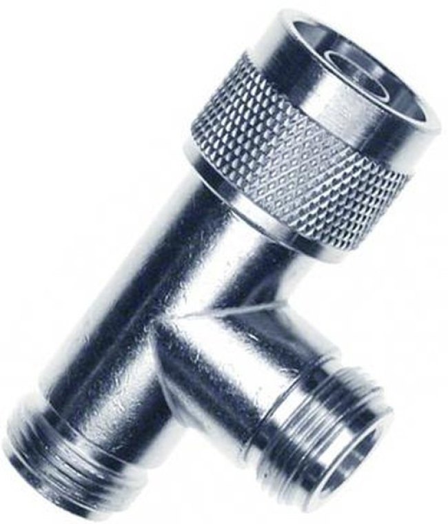 172233, 172233 Amphenol RF Connectors Type N Adapter 0Hz to 11GHz 50Ohm T Style PL/RCP/RCP Gold - Arrow.com