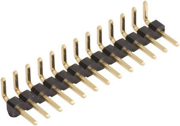 M22-2030305, Headers &amp; Wire Housings 3 SIL PIN HDR GOLD HORIZONTAL