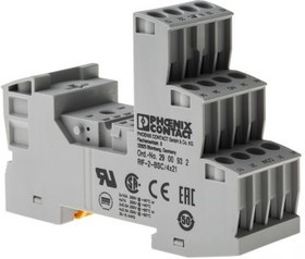 2900932, Relay Socket, DIN Rail, 250V ac/dc for use with Relays