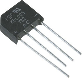 KBL4005 (KBL005, RS401), Диодный мост 4А 50В [KBL]