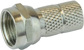 RW6-022 A ZINC, Разъем РЧ / Коаксиальный, Прямой Штекер, Поворотный, RG58/U, Цинк