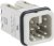 PLA03F0050/AA, RECTNGLR PWR HOUSING, RCPT, 3POS, CABLE