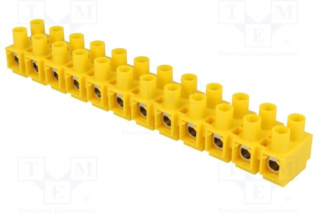 TLZ-16N, Клеммник, зажим под винт, 1-16мм2, 690В, 76А, Кол-во полюс: 12