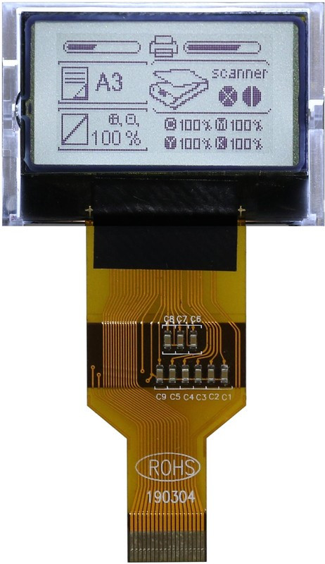 MDCOG128064A6W-FPTLW, MDCOG128064A6W-FPTLW LCD LCD Display