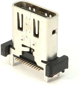 DX07S024WJ3R400, USB Connectors Vert Mount Type C Recept 10mm Height