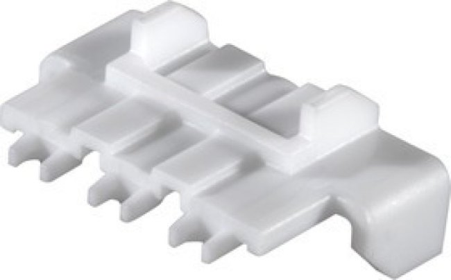 1727090108, Connector Accessories Terminal Position Assurance Retainer Straight Nylon White Mini-Fit Jr™ Bag 1727090108, Connector Accessories Terminal Position Assurance Retainer Straight Nylon White Mini-Fit Jr™ Bag