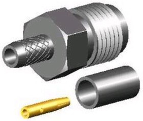 SMA-04LV1-TGG, Разъем SMA, гнездо, RG-174, обжим