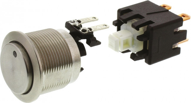 1241.6833.1124000, Pushbutton Switches MSM22 LA PI SF 12A @250VAC 2P BL