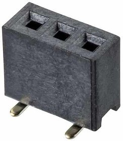 M50-3140345, Headers &amp; Wire Housings 3 WAY SIL VERT SMT SKT