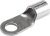 323170, STRATO-THERM Uninsulated Ring Terminal, M6 (1/4) Stud Size, 10.5mm² to 16.8mm² Wire Size