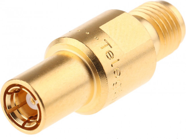 J01155A0041, Straight 50 RF Adapter SMA Socket to SMB Socket