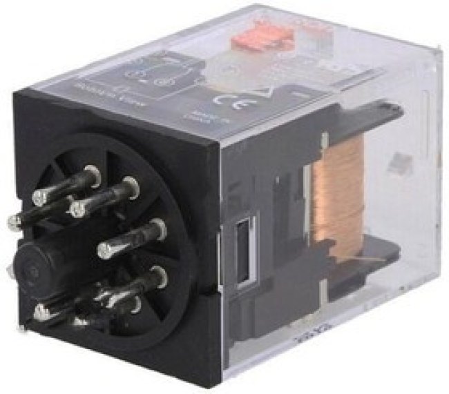 MKS2P-230AC, Реле: электромагнитное, DPDT, Uобмотки: 230ВAC, 10A/250ВAC, 10А MKS2P-230AC, Реле: электромагнитное, DPDT, Uобмотки: 230ВAC, 10A/250ВAC, 10А