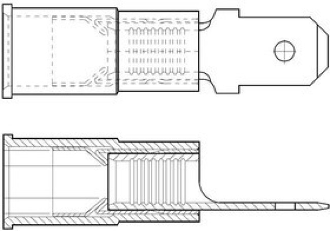 19025-0005, Terminals QUICK DISCONNECT MALE 10-21 AWG