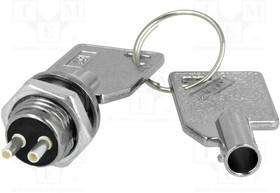 KS-38, Переключатель: замок для РЭА, Фикс.пол: 2, Алгоритм раб: OFF-(ON)