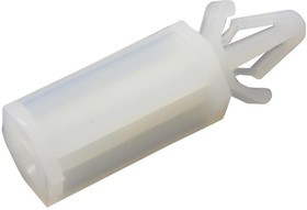 100209100002, Стойка на плату, с фиксацией, под винт, нейлон 6.6, 17.6мм высота, упаковка из 40