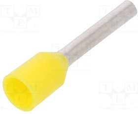 460310W, Наконечник: втулка, изолированный, медь, 1мм2, 10мм, луженые, обжим