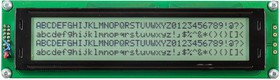 MC44005A6W-FPTLWI-V2, Буквенно-цифровой ЖКД, 40 x 4, Черный на Белом, 5В, I2C, Английский, Японский, Полупрозрачный