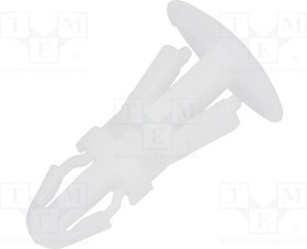 DR8G820V40579, Втулка дистанцирующая, полиамид, Дл 8мм, защелка / защелка