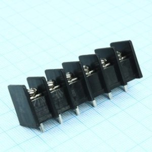 DG45C-B-06P-13-00A(H), Барьерный клеммный блок на 6 контактов. Серия DG45C-B