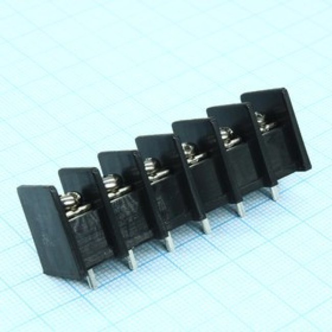 DG45C-B-06P-13-00A(H), Барьерный клеммный блок на 6 контактов. Серия DG45C-B