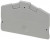 3214576, End cover 1.5, Grey, 50.5 x 30.8mm