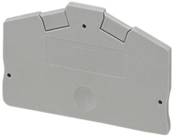 3214576, End cover 1.5, Grey, 50.5 x 30.8mm