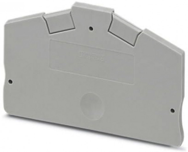 3214576, End cover 1.5, Grey, 50.5 x 30.8mm