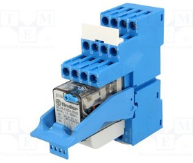 58.34.9.024.0050SPA, Реле: интерфейсное; 4PDT; Uобмотки:24ВDC; 7А; 7A/250ВAC; 7A/30ВDC