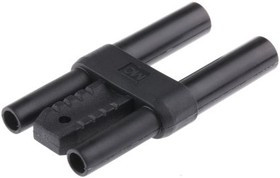 24.0028-21, 4mm Connecting Plug Black