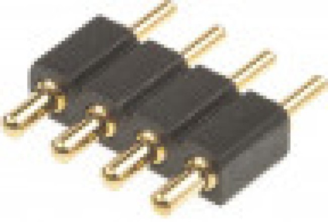 811-S1-004-10-016101, Conn Spring Loaded Connector HDR 4 POS 2.54mm Solder ST Thru-Hole 811-S1-004-10-016101, Conn Spring Loaded Connector HDR 4 POS 2.54mm Solder ST Thru-Hole