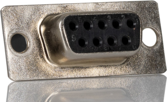 GC98FF, D Sub Adapter Male 9 Way D-Sub to Female RJ45