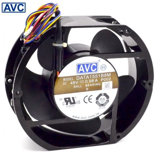 Вентилятор AVC DATA1551B8M постоянного тока 48В 0.98A 172x51