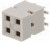 89898-302ALF/C, Гнездо; провод-плата; "мама"; DUBOX; 2,54мм; PIN: 4; SMT; позолота