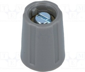 A2510048, Ручка, без указателя, ABS, dоси: 4мм, d10,5x14мм, серый