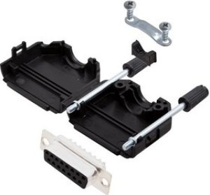L17DPPK15-BK+L77SDA15S, Разъем D Sub, W/ Backshell, Standard, Гнездо, L17DPPK-BK, 15 контакт(-ов), DA, Solder Cup L17DPPK15-BK+L77SDA15S, Разъем D Sub, W/ Backshell, Standard, Гнездо, L17DPPK-BK, 15 контакт(-ов), DA, Solder Cup