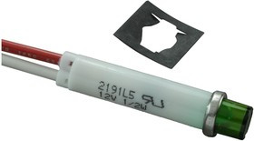 2191L5-12V, LED Panel Mount Indicators GREEN DIFFUSED 5/16" MOUNTING HOLE