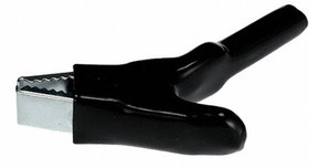 BU-121-0, Crocodile Clip, Zinc-Plated Steel Contact, 25A, Black BU-121-0, Crocodile Clip, Zinc-Plated Steel Contact, 25A, Black