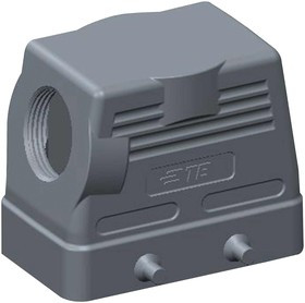 T1210100120-000, Разъем для тяжелых условий, M20, Hood, Side Entry, Корпус из Сплава Алюминия, 2 Рычага, H10B